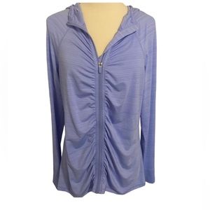 ATHLETA Women's Light Blue Hooded Jacket